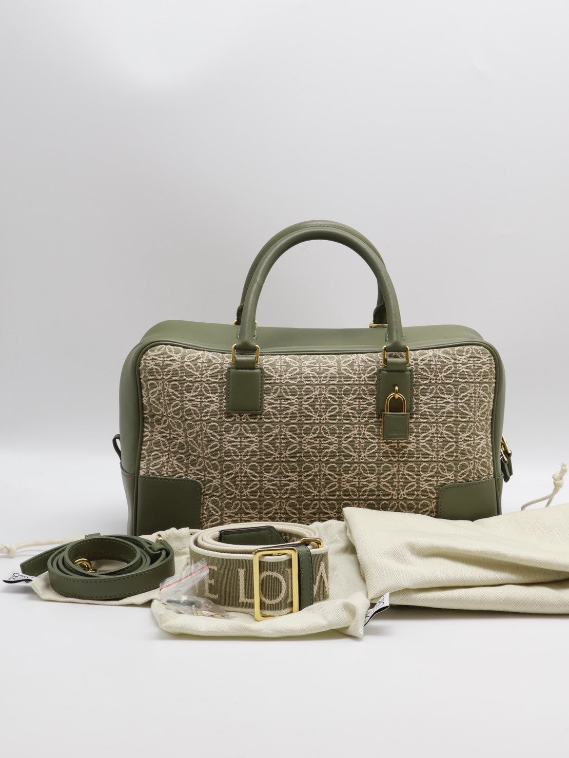 LOEWE Amazona手提包 28 - 酪梨綠