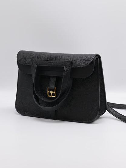 HERMES Halzan 25 - 黑金 W