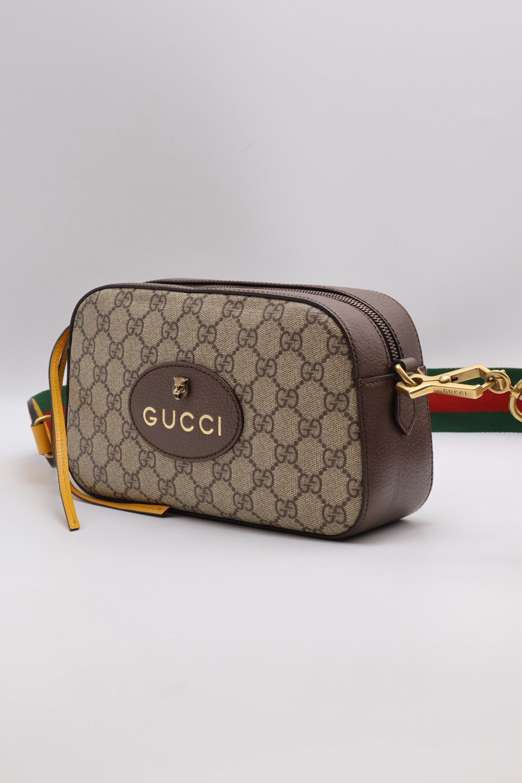 GUCCI Superme虎頭老花相機包