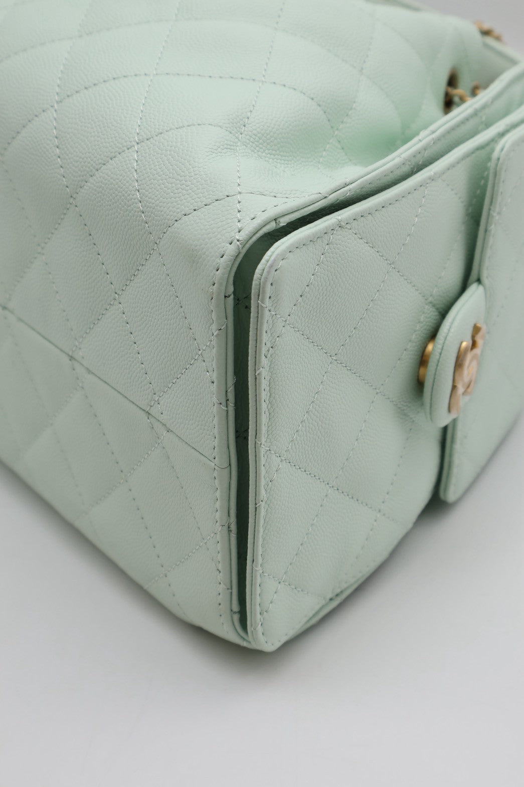 CHANEL 25 Hobo Bag - 小號薄荷綠金