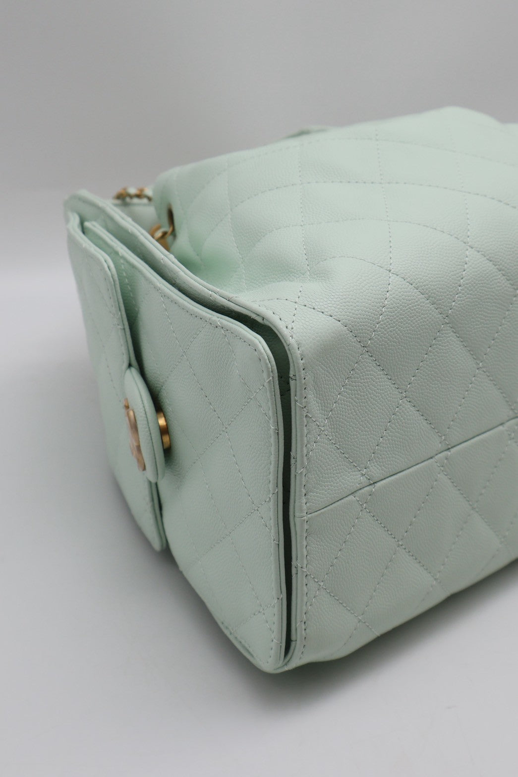CHANEL 25 Hobo Bag - 小號薄荷綠金