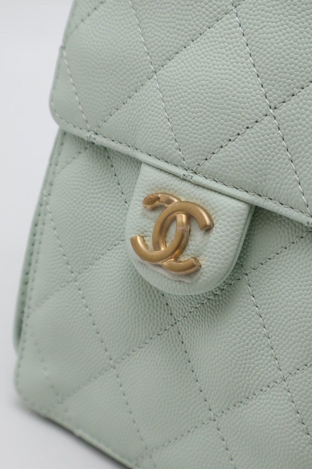 CHANEL 25 Hobo Bag - 小號薄荷綠金