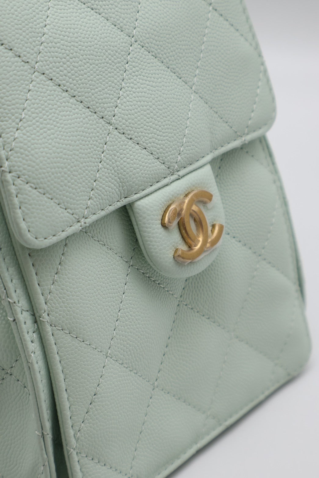CHANEL 25 Hobo Bag - 小號薄荷綠金