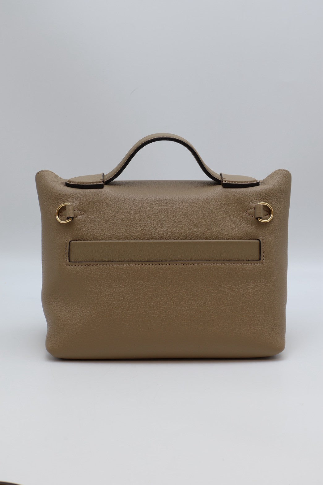 HERMES Mini 24/24 - Beige Marfa/Gris Misty 馬爾法米拚霧霾灰香檳金 W