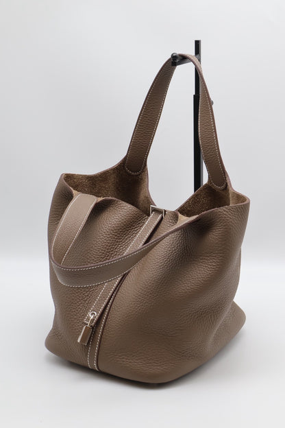 HERMES Picotin 22 - 灰銀 U