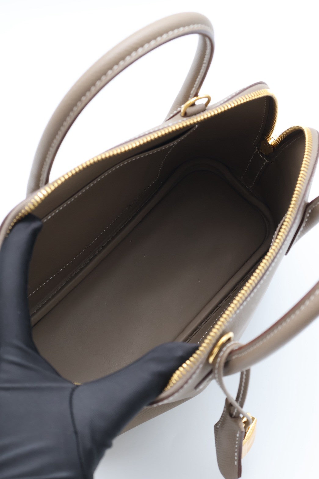HERMES Bolide 25 - Etoupe 18 大象灰金 W