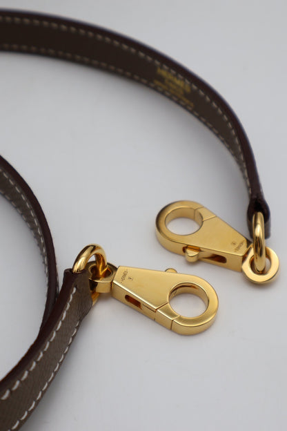 HERMES Bolide 25 - Etoupe 18 大象灰金 W
