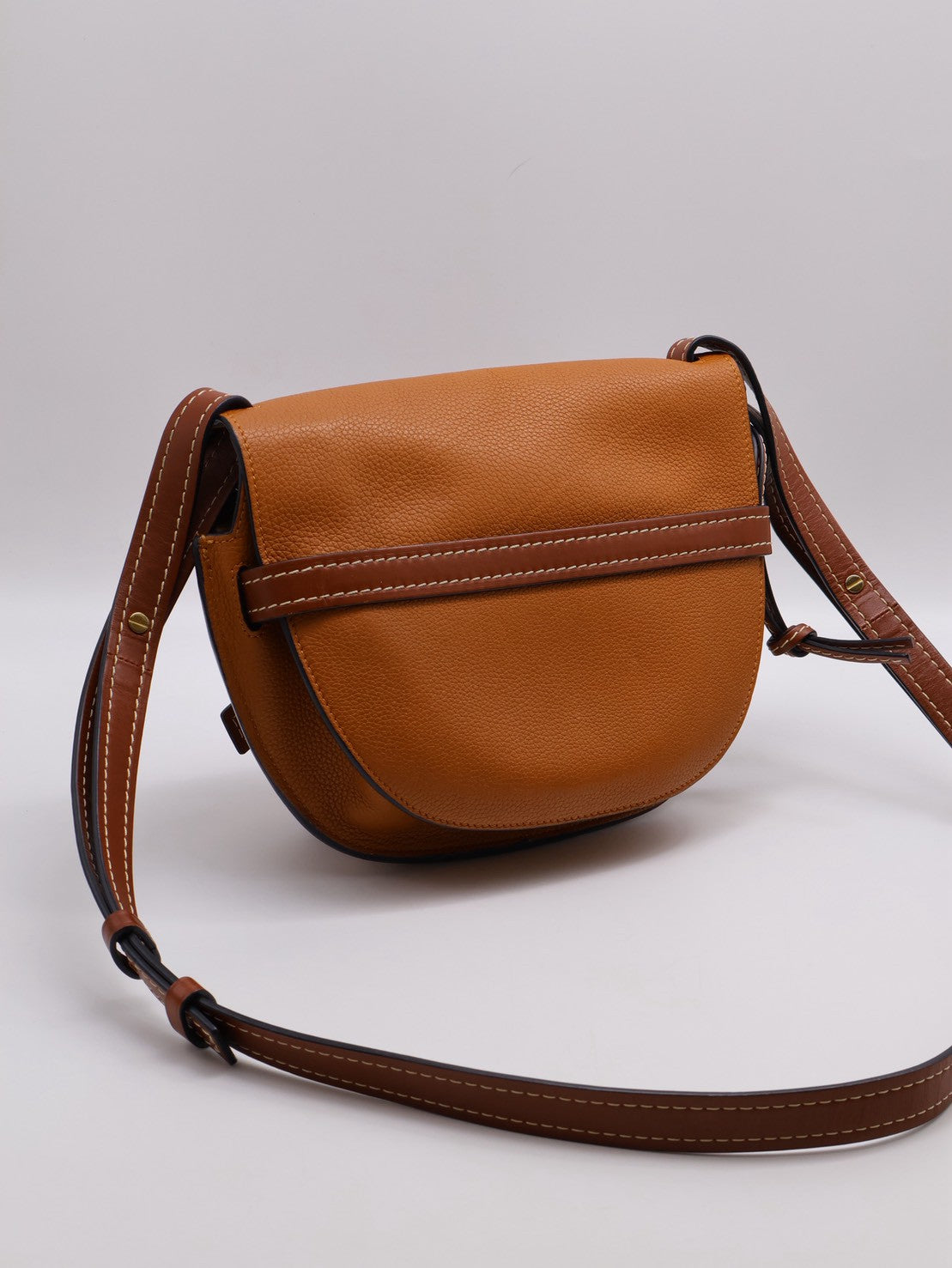 LOEWE Gate馬鞍包 - 中號焦糖棕