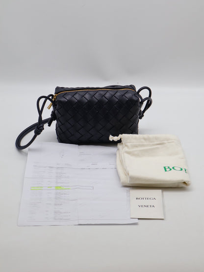 BOTTEGA VENETA Mini Loop相機包 - 深藍