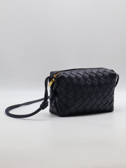 BOTTEGA VENETA Mini Loop相機包 - 深藍