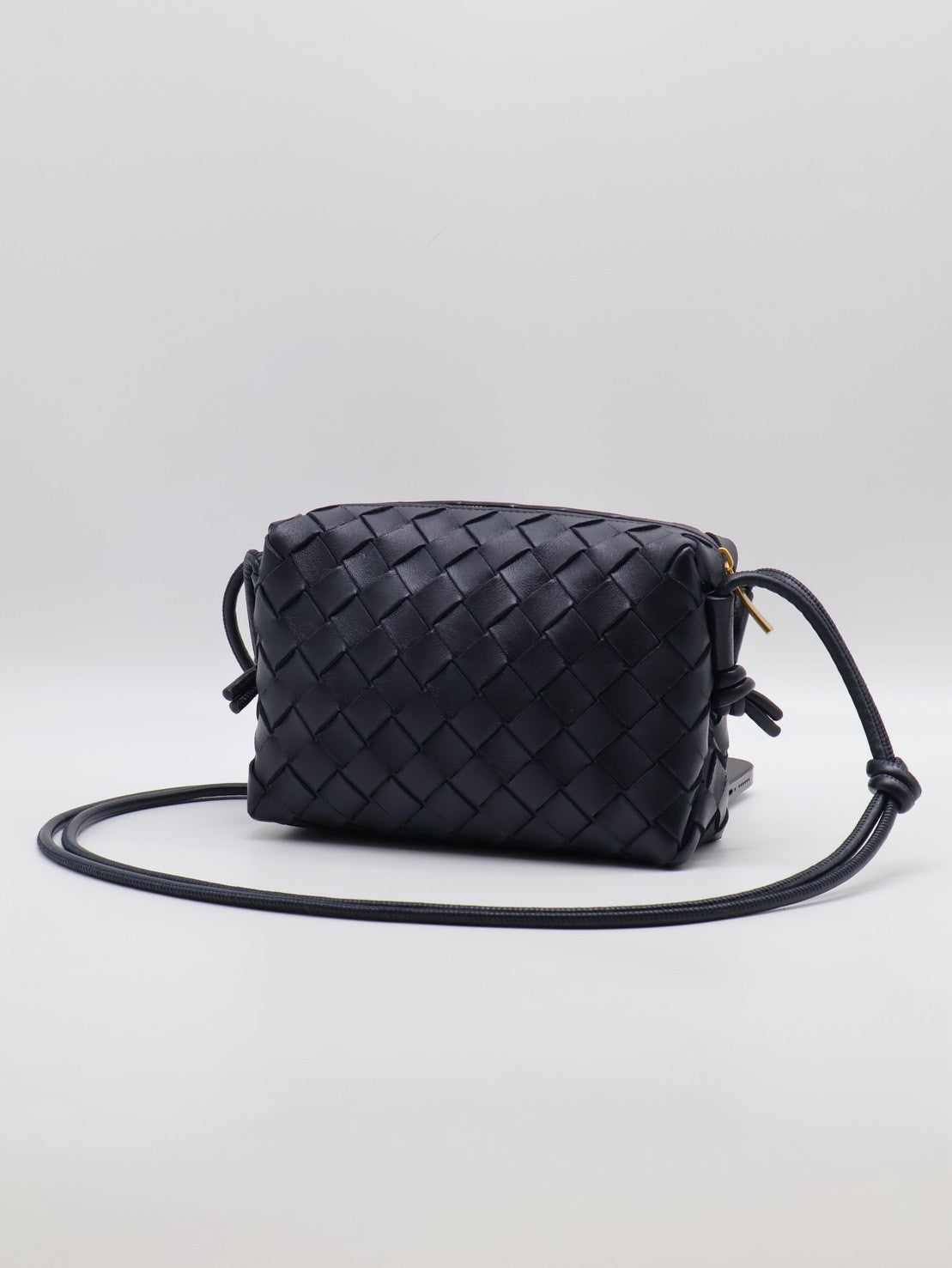 BOTTEGA VENETA Mini Loop相機包 - 深藍