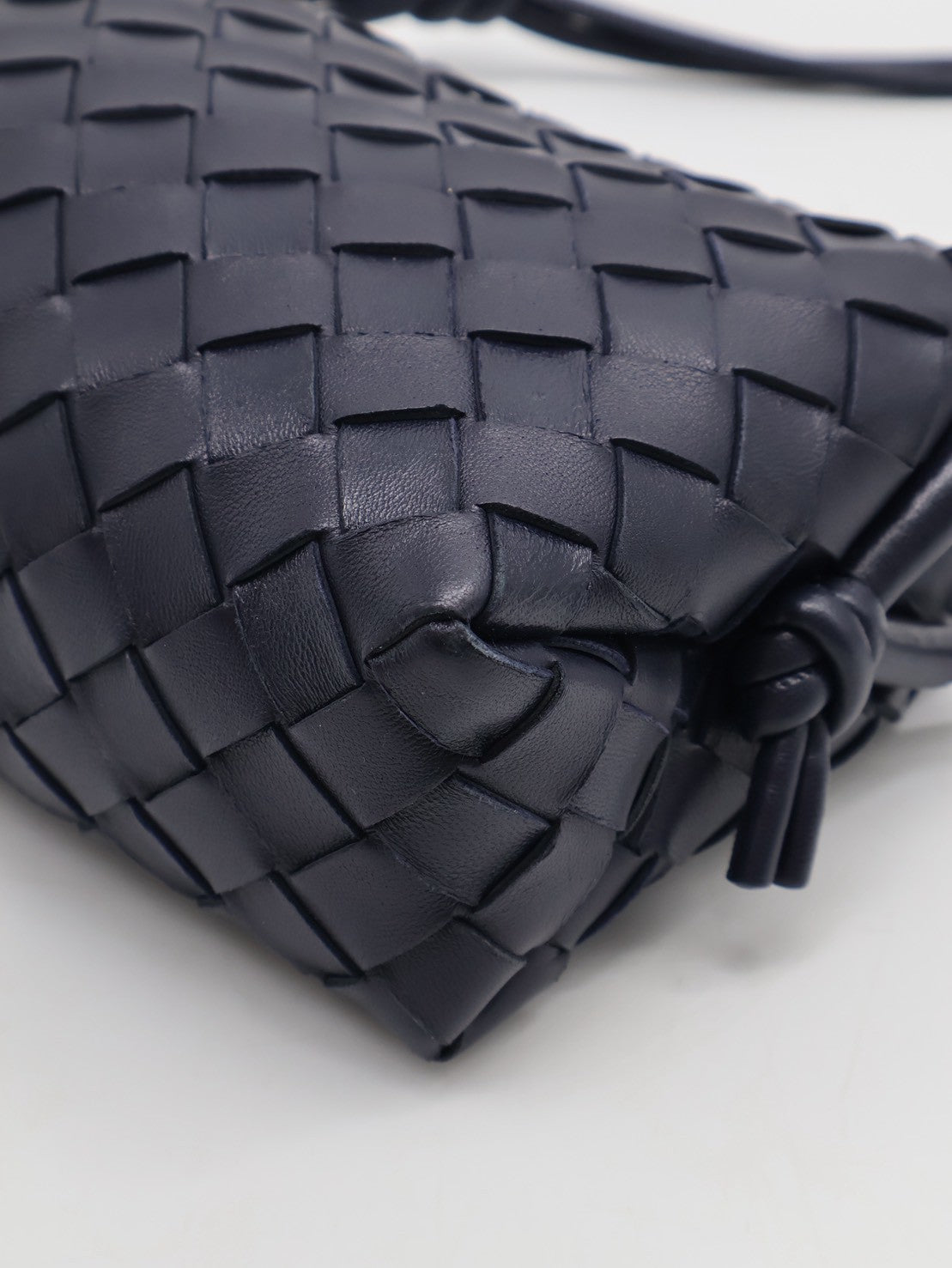 BOTTEGA VENETA Mini Loop相機包 - 深藍