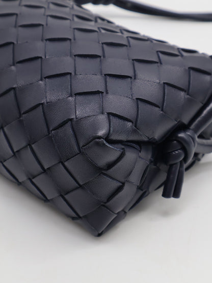 BOTTEGA VENETA Mini Loop相機包 - 深藍