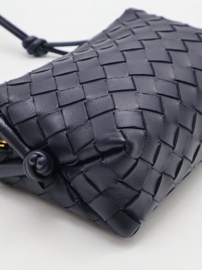 BOTTEGA VENETA Mini Loop相機包 - 深藍