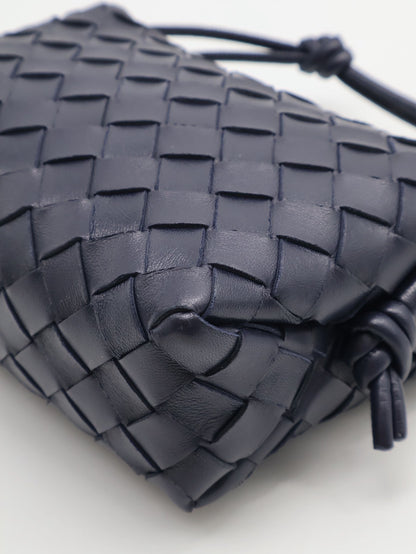 BOTTEGA VENETA Mini Loop相機包 - 深藍