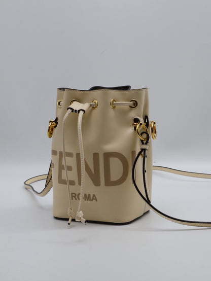 FENDI Mon tresor手提水桶包 - 奶白