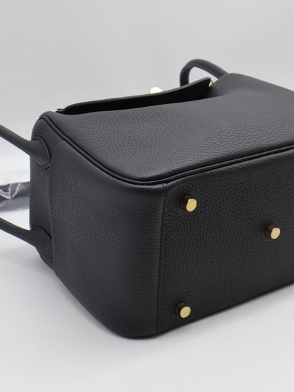 HERMES Lindy 26 - Noir 89 黑金 K