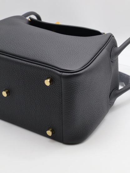 HERMES Lindy 26 - Noir 89 黑金 K