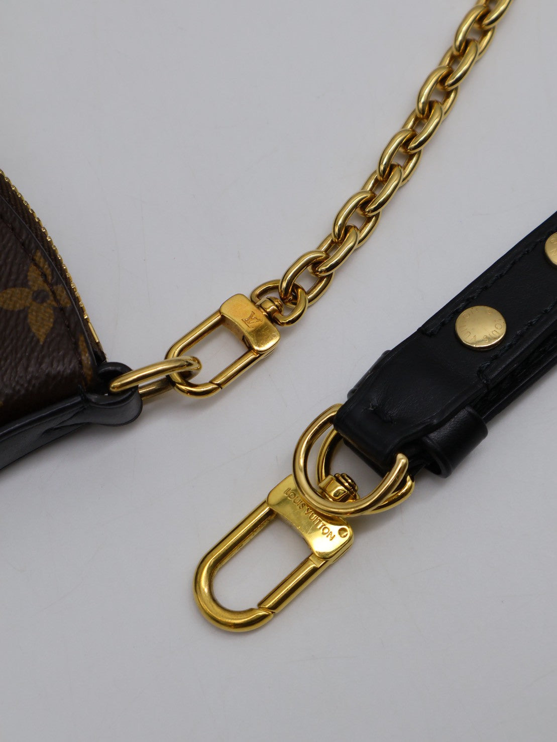 LOUIS VUITTON Boulogne牛角包 - PM黑