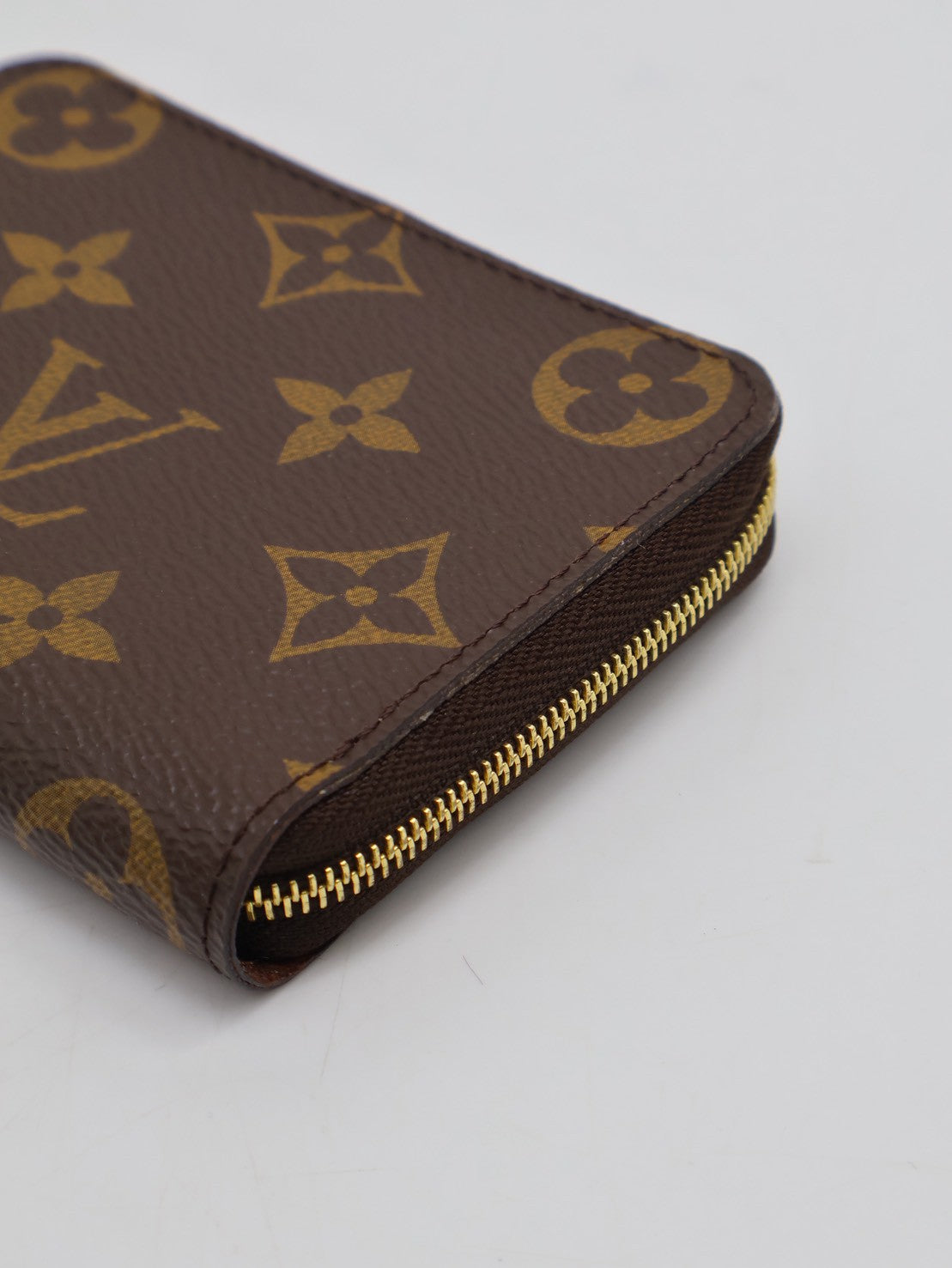 LOUIS VUITTON 經典老花拉鍊零錢包