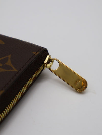 LOUIS VUITTON 經典老花拉鍊零錢包