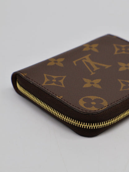 LOUIS VUITTON 經典老花拉鍊零錢包