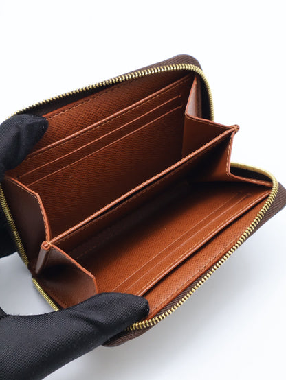 LOUIS VUITTON 經典老花拉鍊零錢包