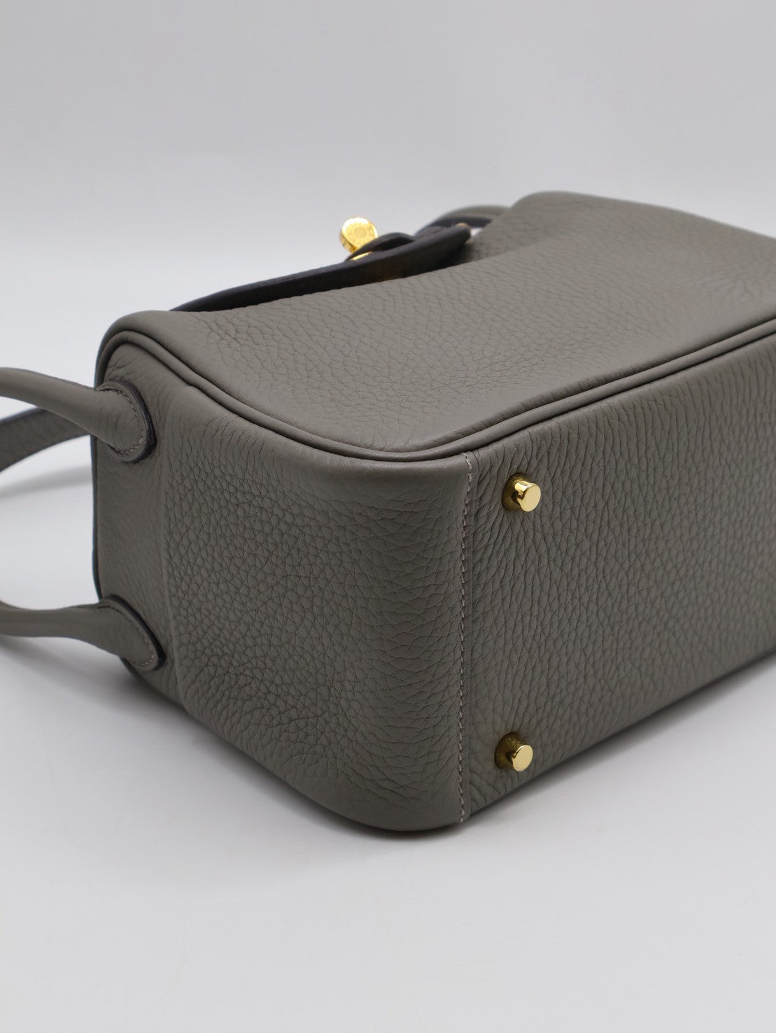 HERMES Mini Lindy - Gris Meyer 0L 積雨雲灰金 U