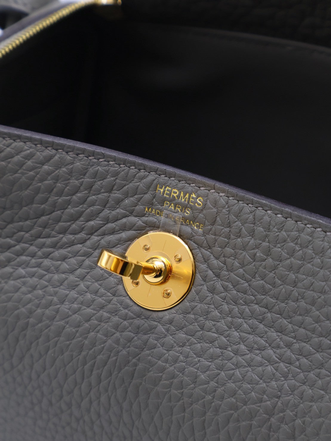 HERMES Mini Lindy - Gris Meyer 0L 積雨雲灰金 U
