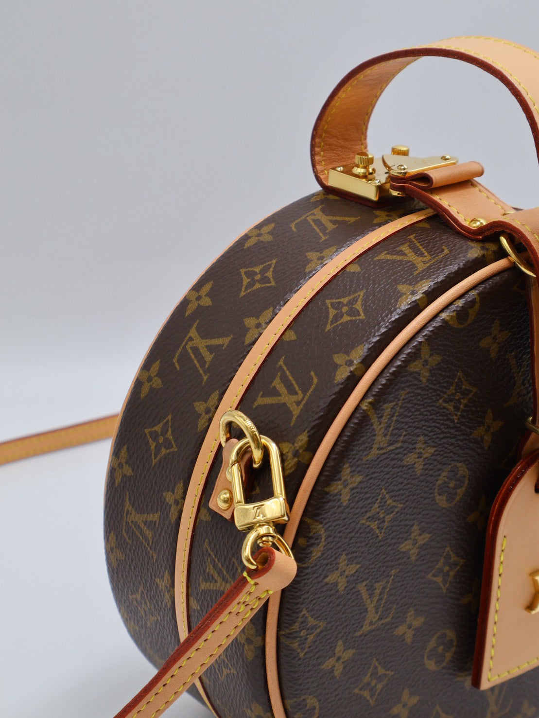 LOUIS VUITTON Petite Boite Chapeau手提圓餅帽盒包