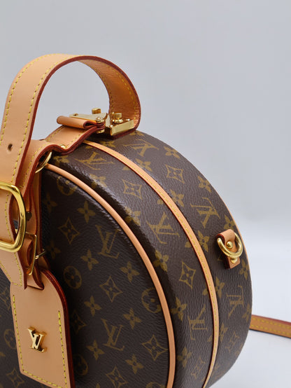 LOUIS VUITTON Petite Boite Chapeau手提圓餅帽盒包
