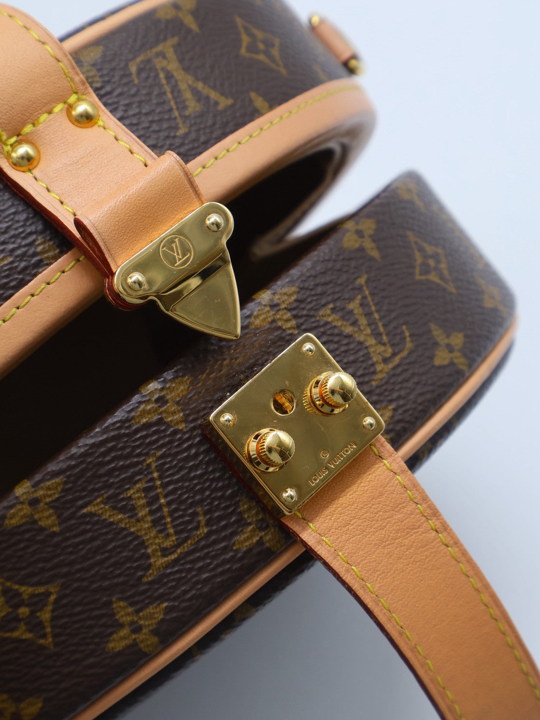 LOUIS VUITTON Petite Boite Chapeau手提圓餅帽盒包