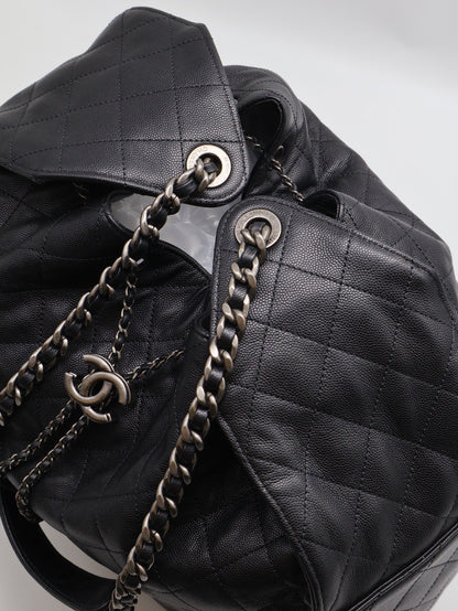 CHANEL 25 Hobo Bag - 大號黑銀