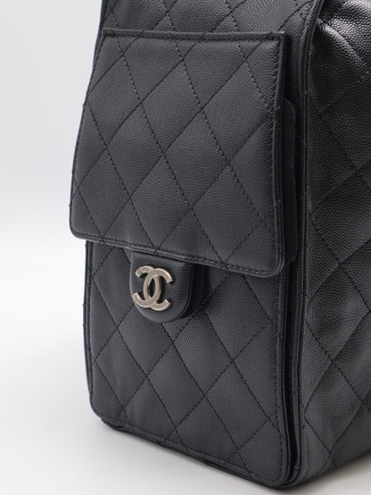 CHANEL 25 Hobo Bag - 大號黑銀