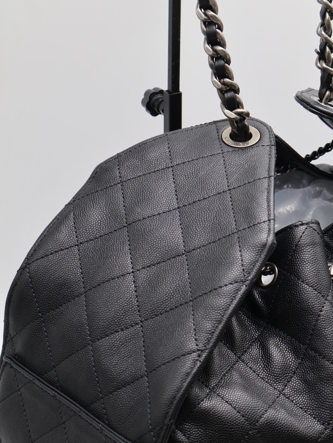 CHANEL 25 Hobo Bag - 大號黑銀