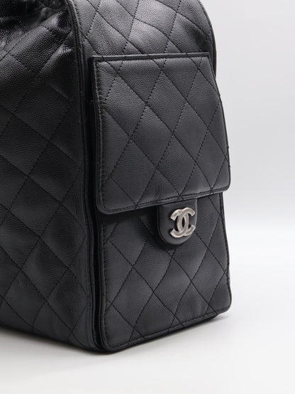 CHANEL 25 Hobo Bag - 大號黑銀