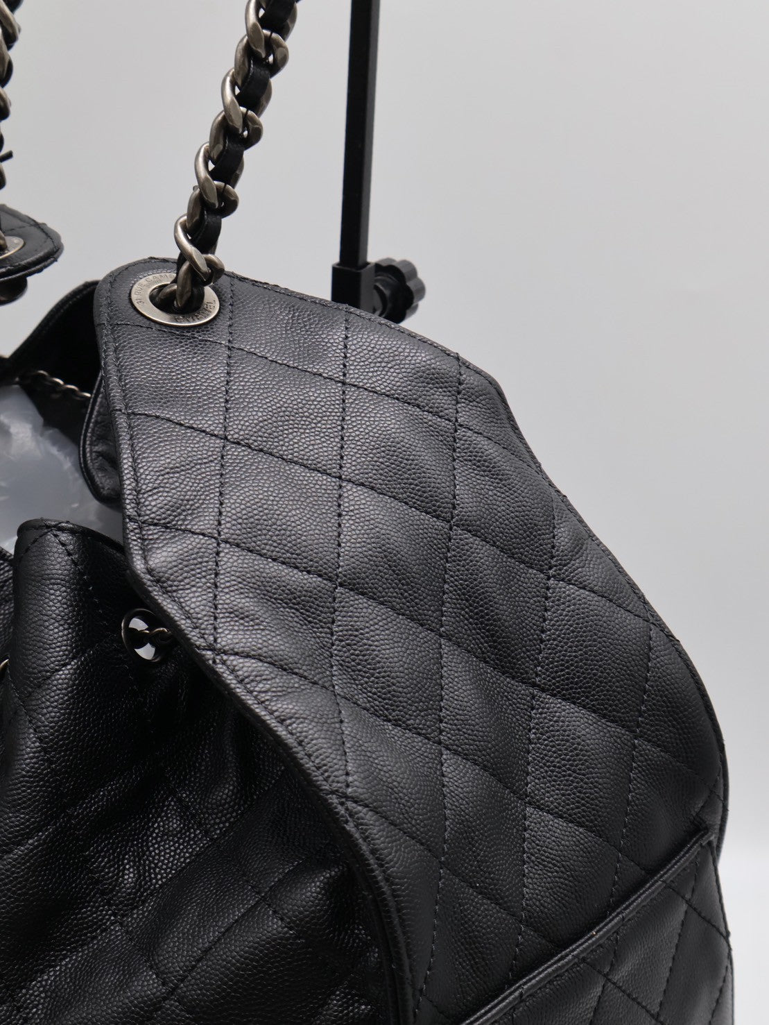 CHANEL 25 Hobo Bag - 大號黑銀