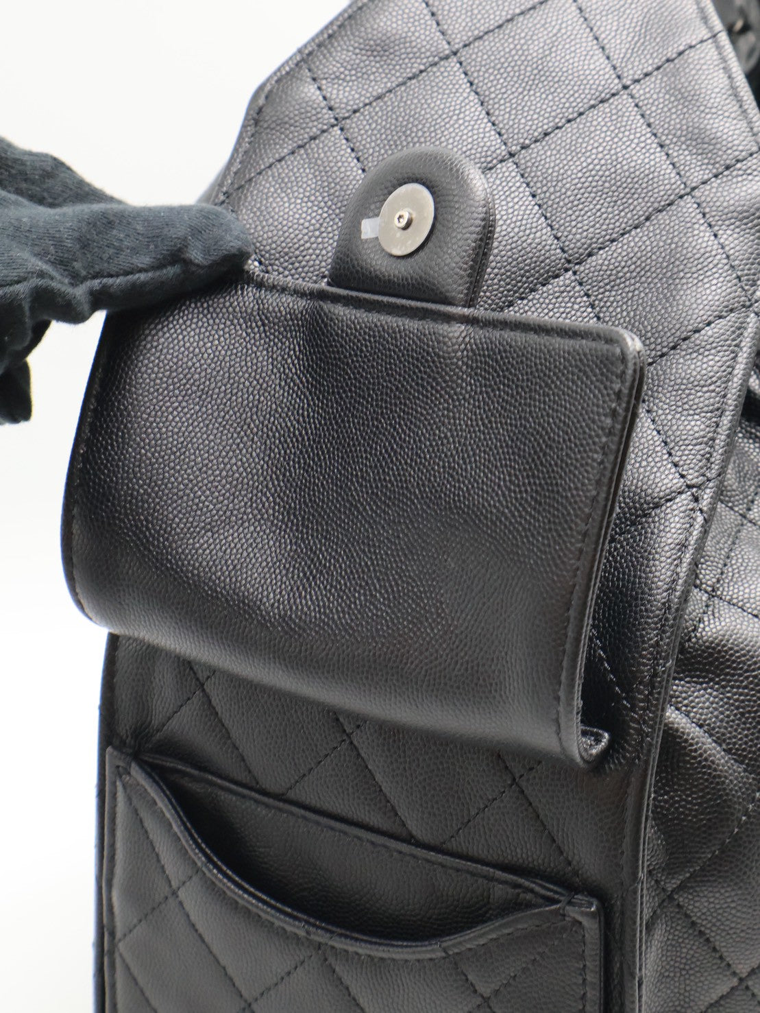 CHANEL 25 Hobo Bag - 大號黑銀