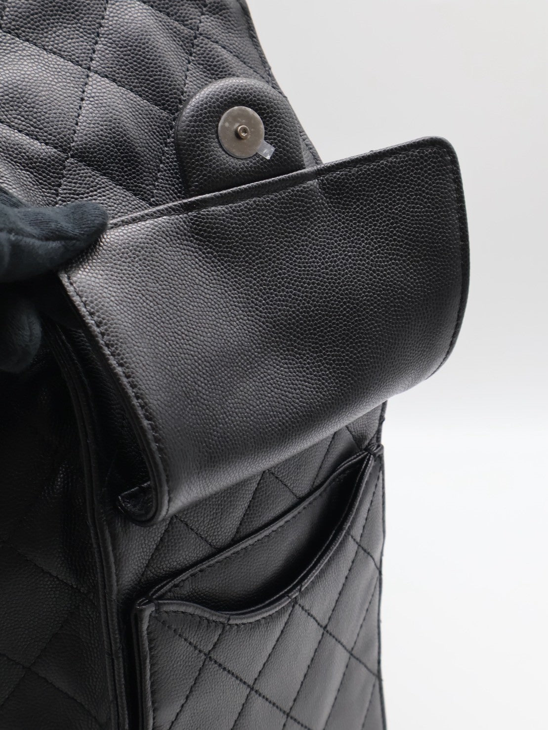 CHANEL 25 Hobo Bag - 大號黑銀