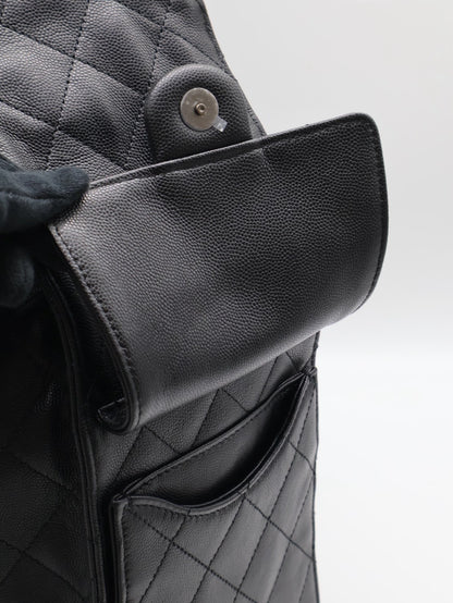 CHANEL 25 Hobo Bag - 大號黑銀