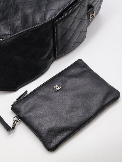 CHANEL 25 Hobo Bag - 大號黑銀