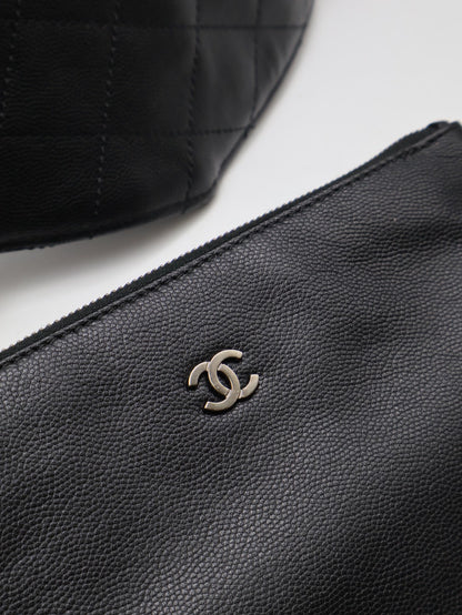 CHANEL 25 Hobo Bag - 大號黑銀