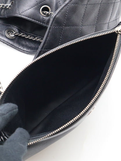 CHANEL 25 Hobo Bag - 大號黑銀