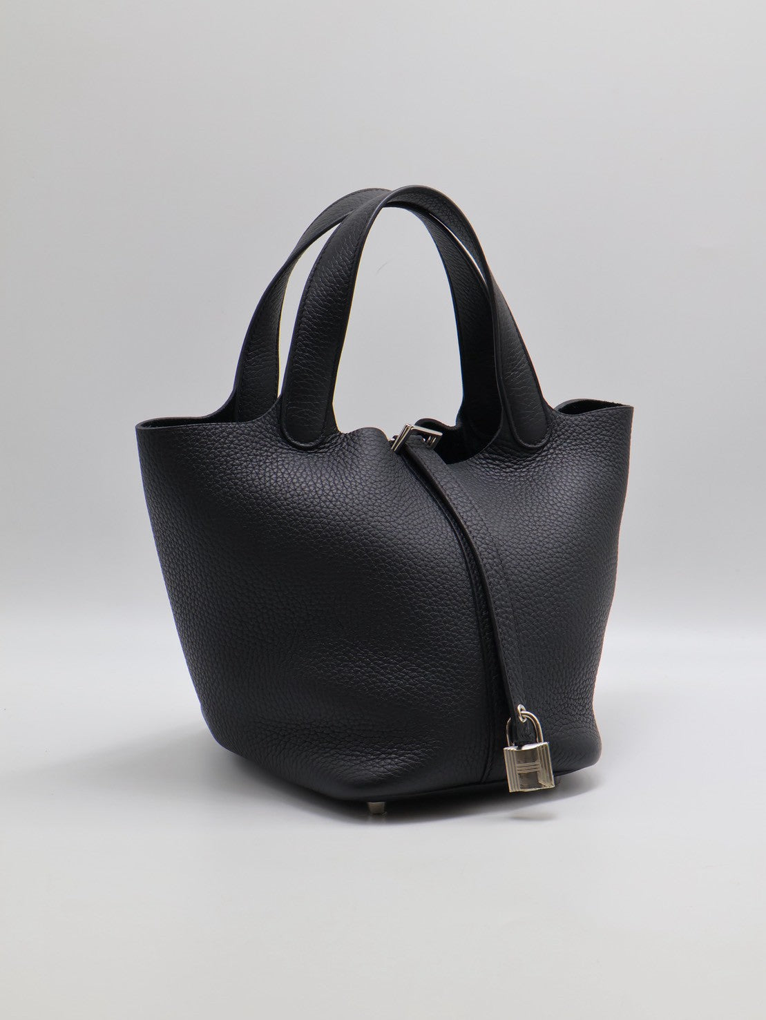 HERMES Picotin 18 - Noir 89 黑銀 K