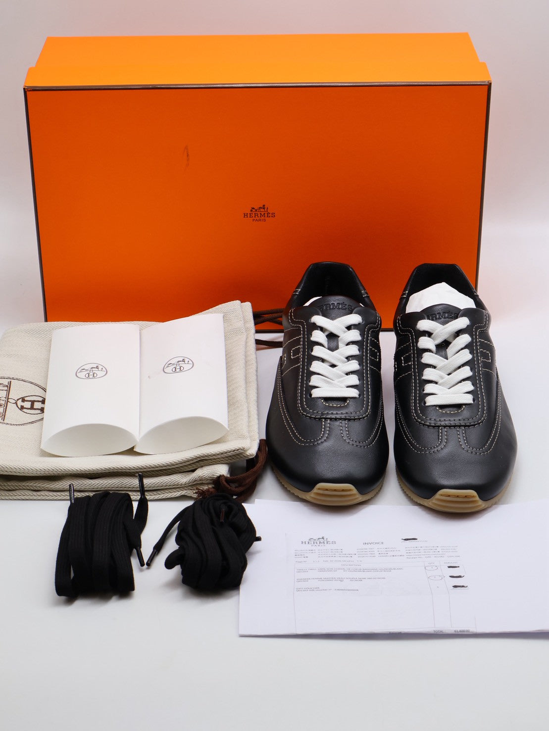 HERMES Master運動鞋 - 黑 36