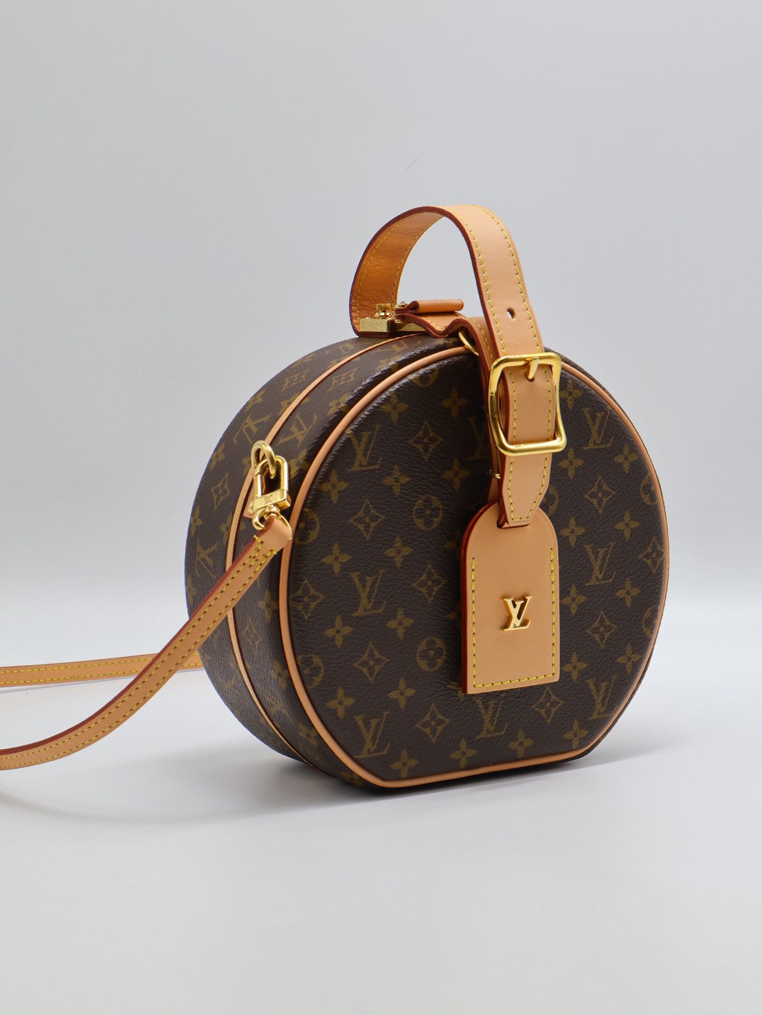 LOUIS VUITTON Petite Boite Chapeau手提圓餅帽盒包