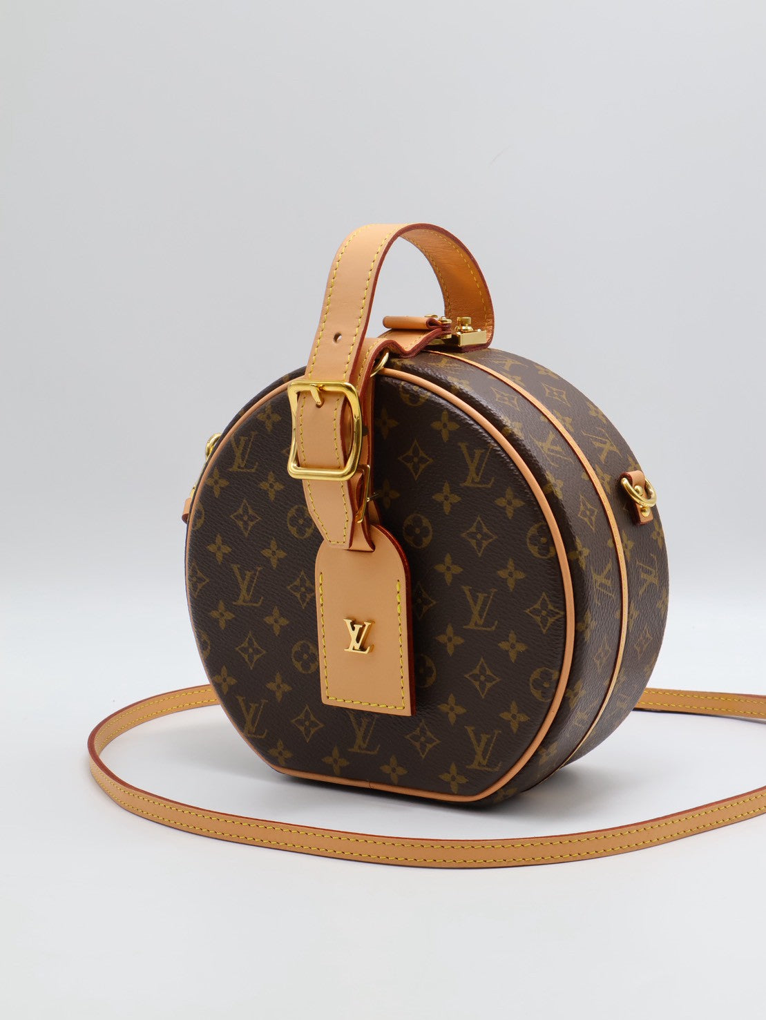 LOUIS VUITTON Petite Boite Chapeau手提圓餅帽盒包