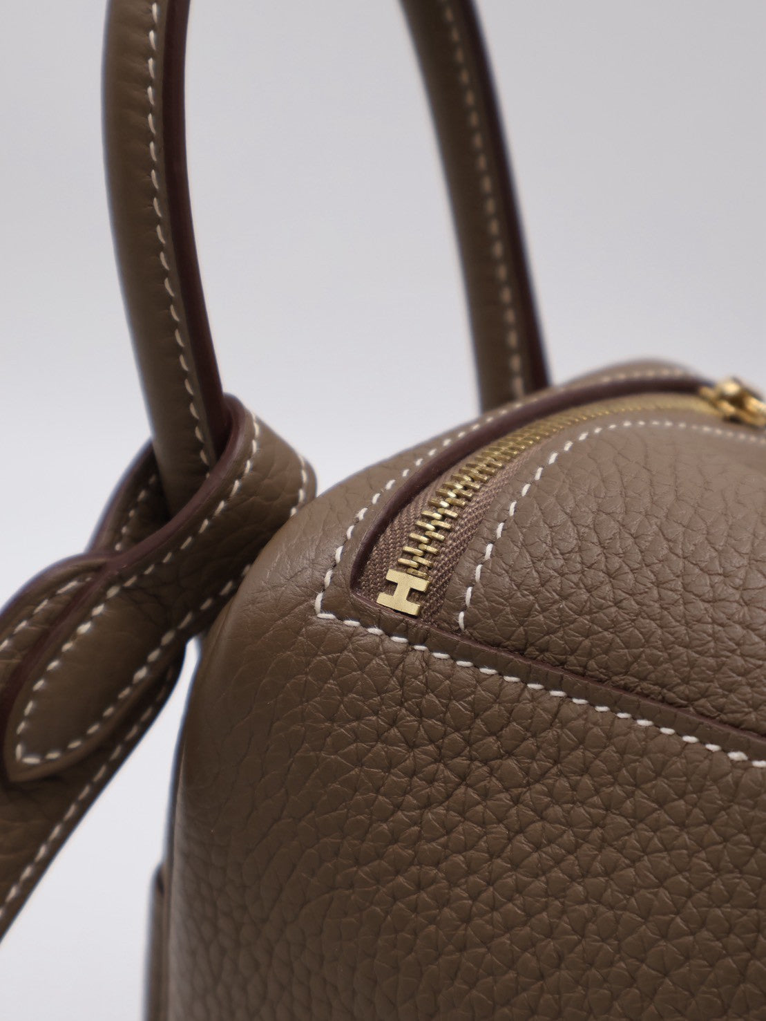 HERMES Mini Lindy - Etoupe 18 大象灰金 Z