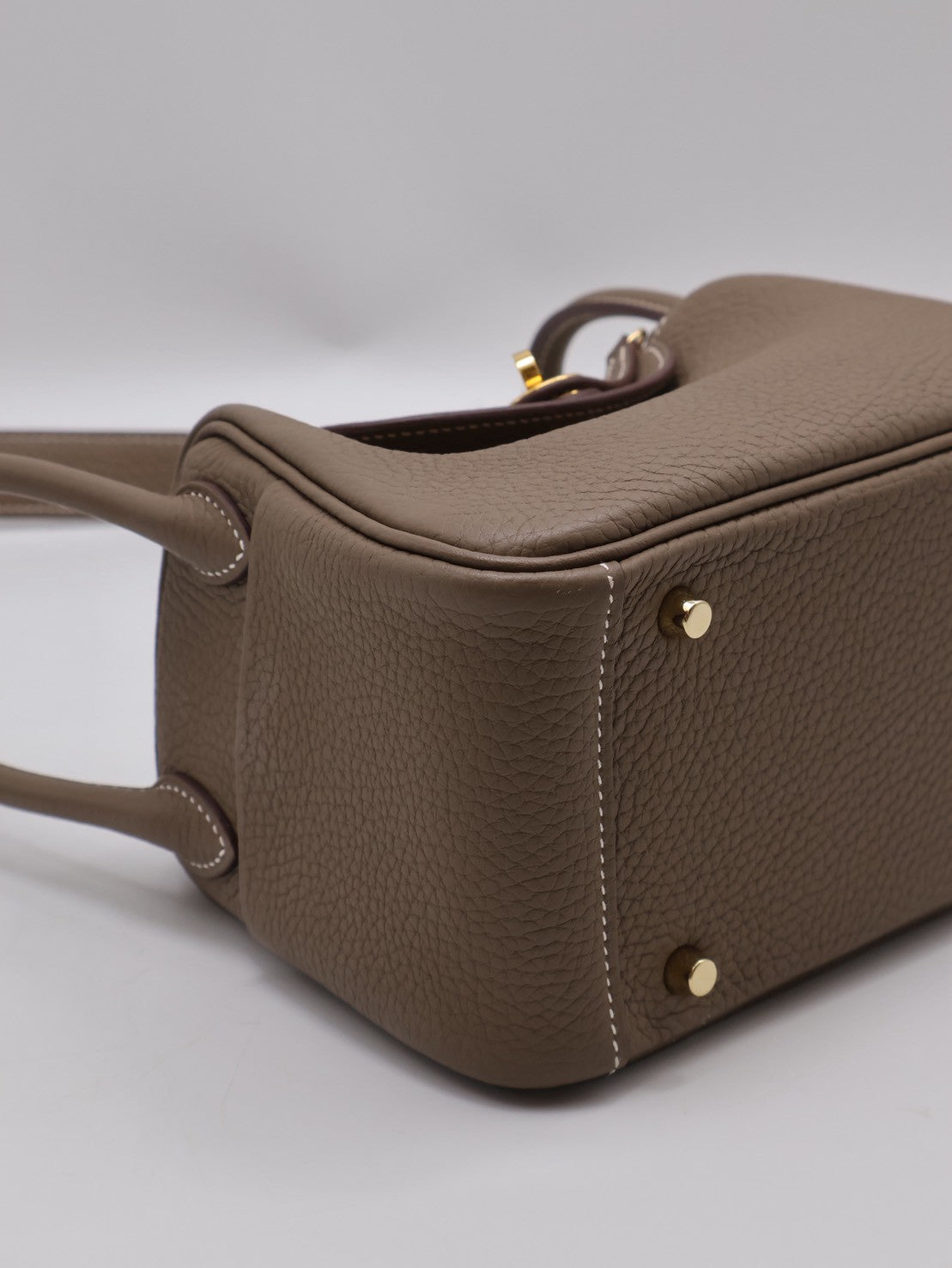 HERMES Mini Lindy - Etoupe 18 大象灰金 Z