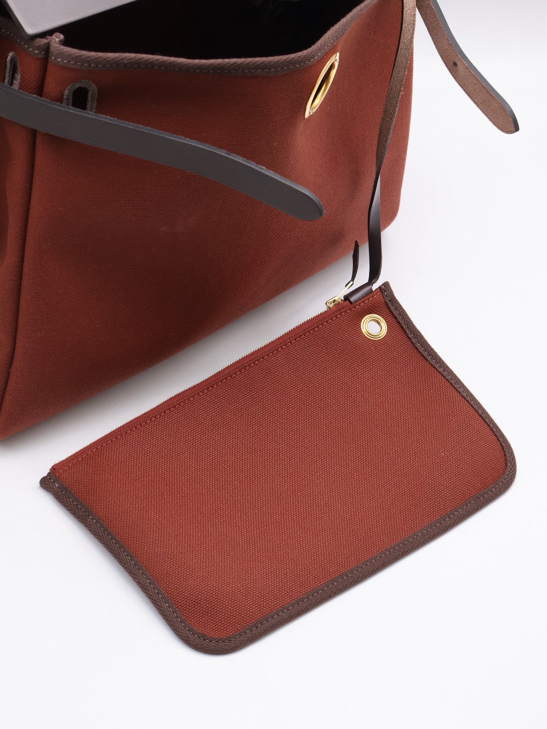 HERMES Herbag Zip 31 - 愛馬仕紅 / 烏木金 Z